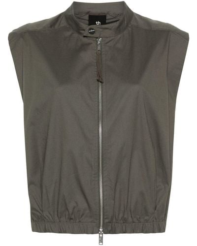 Thom Krom Gilet con arricciatura - Grigio