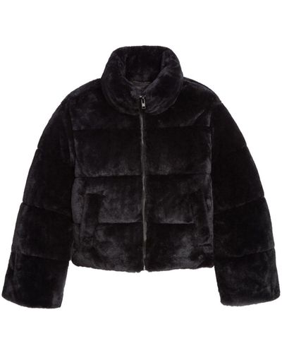 Apparis Lana Funnel-neck Puffer Jacket - Black