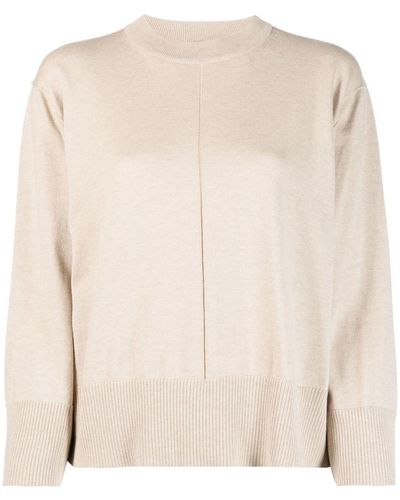Woolrich Fine-knit Round-neck Sweater - Natural