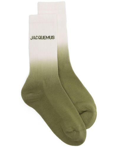 Jacquemus Les Chaussettes Moisson Sokken Met Kleurverloop - Groen