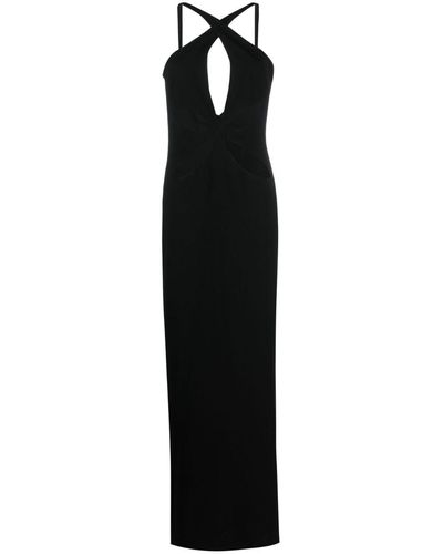 Monot Cut-out Maxi Dress - Black