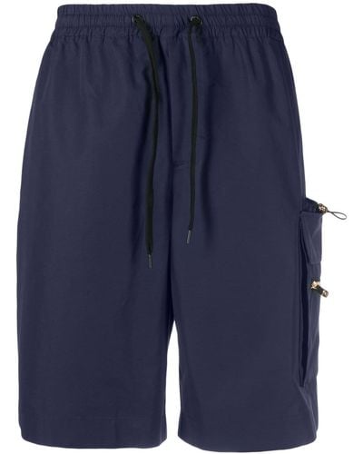 Versace Short à poches cargo - Bleu