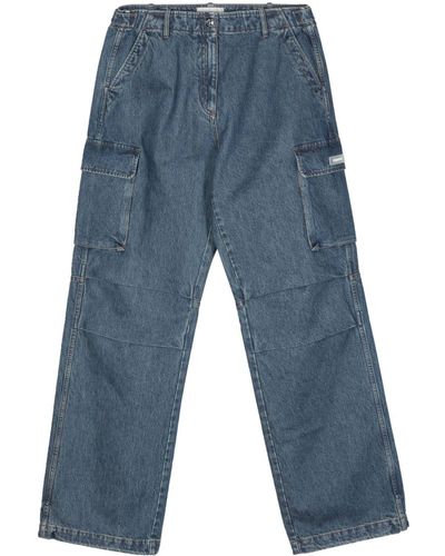 Coperni Weite Jeans mit aufgesetzten Taschen - Blau