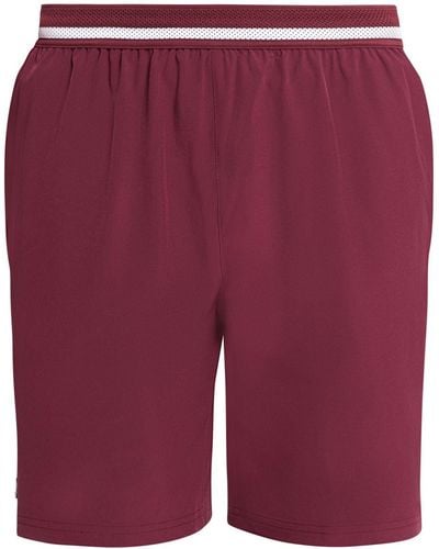Lacoste Lauf-Shorts mit Stickerei - Rot