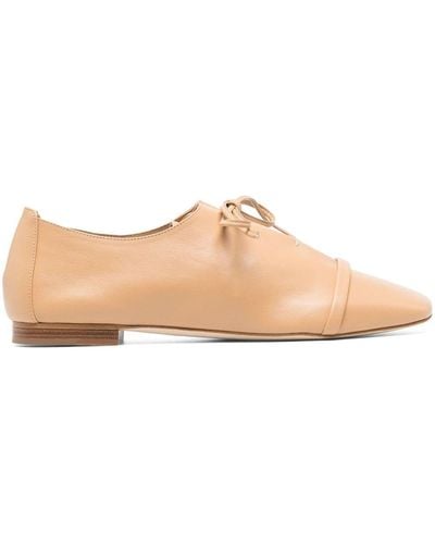 Malone Souliers June Leather Loafers - Natural