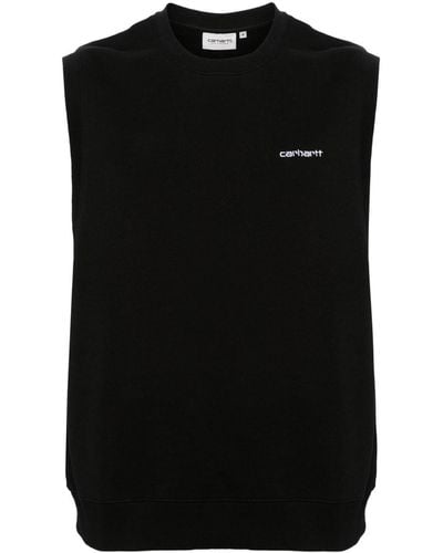 Carhartt Script Cotton Vest - Black