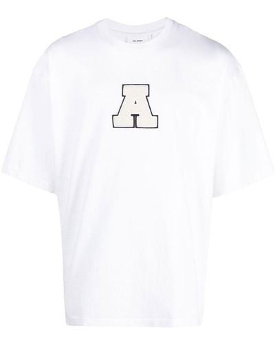 Axel Arigato T-shirt à logo appliqué - Blanc