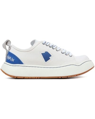 Adererror Panelled Canvas Sneakers - White