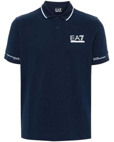 EA7 Tennis Club Poloshirt - Blau