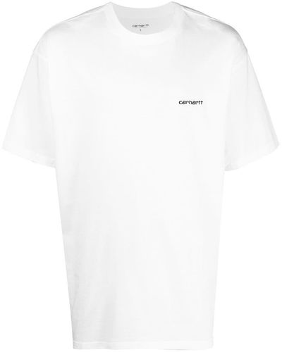 Carhartt Camiseta con logo estampado - Blanco