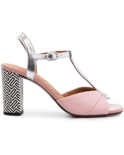 Chie Mihara Biagio 60mm T-bar Sandals - Pink