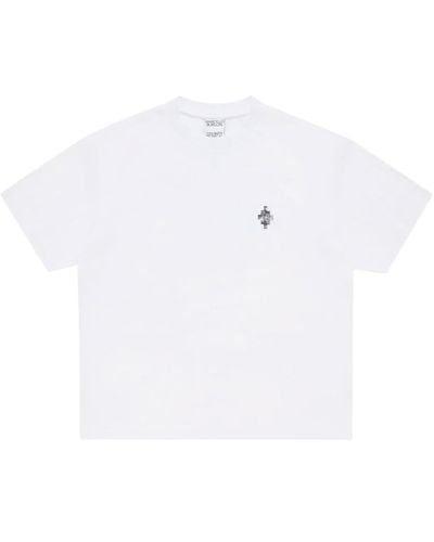 Marcelo Burlon County Of Milan Vertigo Snake Basic T-shirt Clothing - White