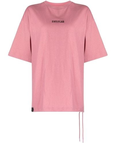 Izzue Logo-print Short-sleeve T-shirt - Pink