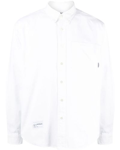 Chocoolate Camicia con applicazione - Bianco
