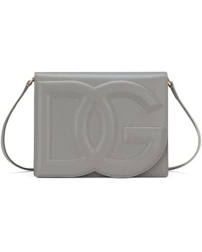 Dolce & Gabbana Tasche mit DG-Logo - Grau