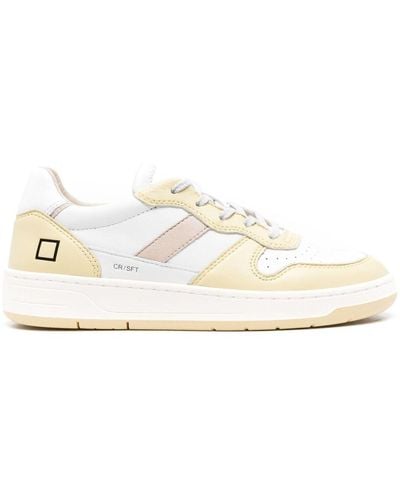 Date Court 2.0 Leather Sneakers - White