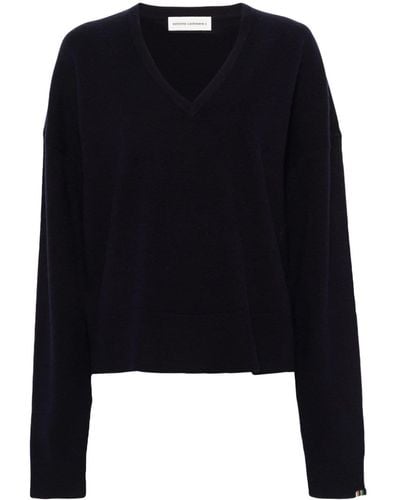 Extreme Cashmere No224 Clash Cashmere-blend Sweater - Black