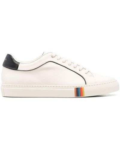 Paul Smith Sneakers With Logo - Natural