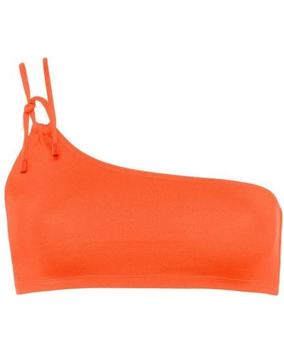 Eres Bass One-shoulder Bikini Top - Orange