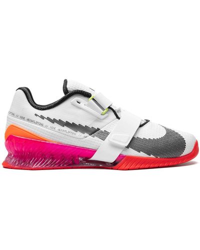 Nike Romaleos 4 Se "white Crimson" Trainers - Pink