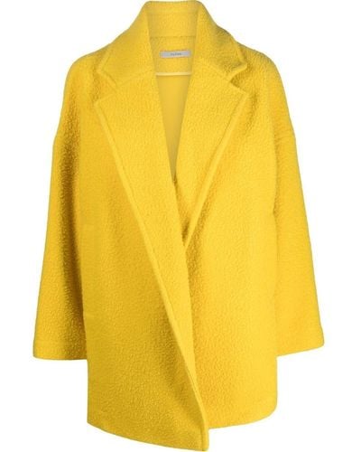 Dusan Wool-cashmere Wrap Coat - Yellow