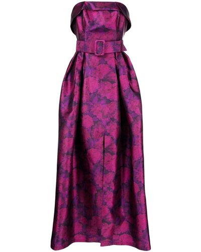 Sachin & Babi Brielle Floral-print Dress - Purple