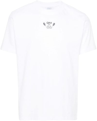 Off-White c/o Virgil Abloh Arrows T-Shirt mit Bandana-Print - Weiß