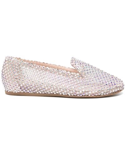 Le Silla Gilda Crystal-embellished Slippers - Pink