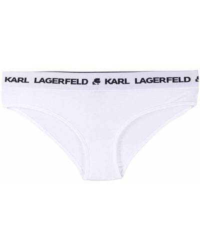 Karl Lagerfeld ロゴウエスト ブリーフ - ホワイト
