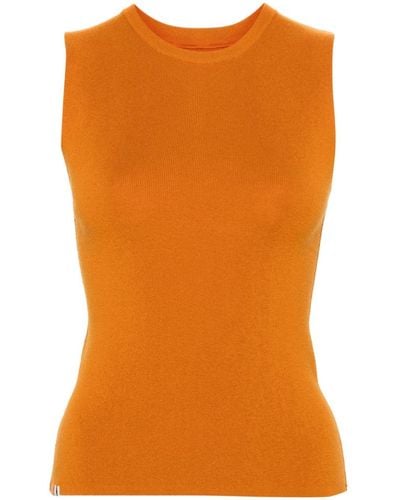 Extreme Cashmere N°334 Ida Knitted Top - Orange
