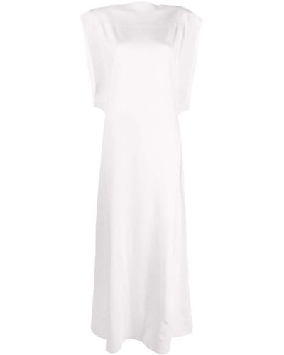 Sa Su Phi Silk Maxi Dress - White