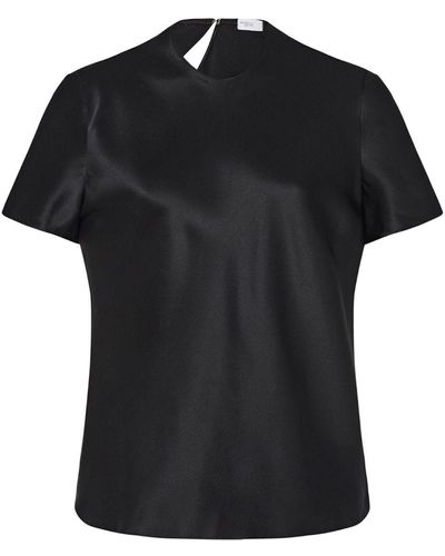Rosetta Getty Camiseta Bias de manga corta - Negro
