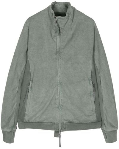 Boris Bidjan Saberi Garment-dyed Cotton Jersey Jacket - Grey