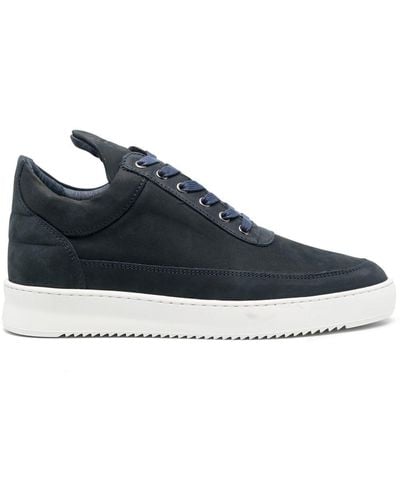 Filling Pieces Low-top Suede Trainers - Blue
