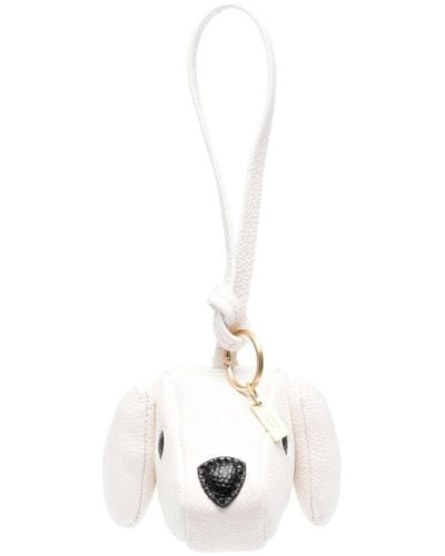 Thom Browne Dog-shaped Coin Purse - White