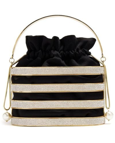 Rosantica Holli Astoria Crystal-embellished Shoulder Bag - Black