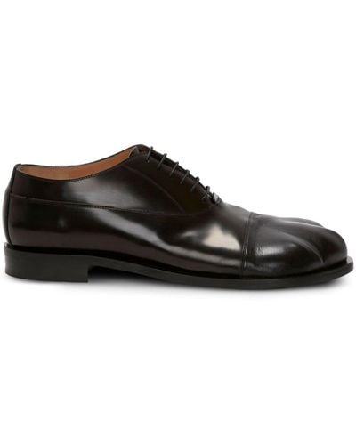 JW Anderson Paw Leather Derby Shoes - Brown