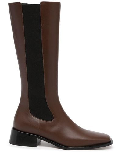 Neous Elasticated Side-panel Boots - Brown