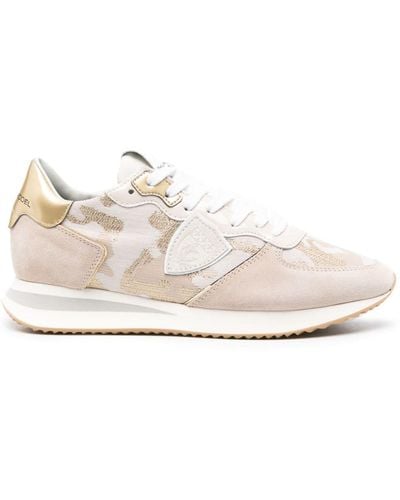 Philippe Model Trpx Camouflage-pattern Trainers - White
