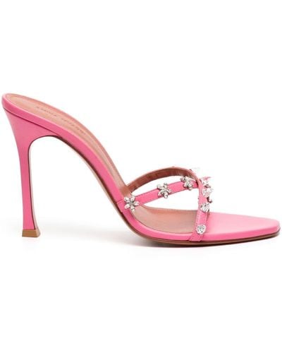 AMINA MUADDI Felicia Open-toe Sandals - Pink