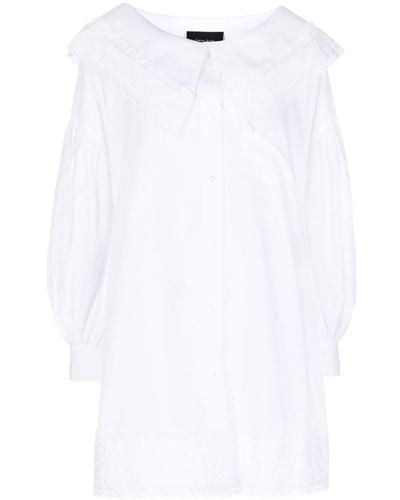 Simone Rocha Cotton Shirt Dress - White