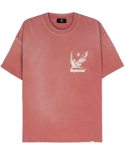 Represent Spirits Of Summer Cotton T-shirt - Pink