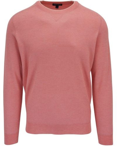 Peter Millar Round-neck Cashmere-silk Jumper - Pink