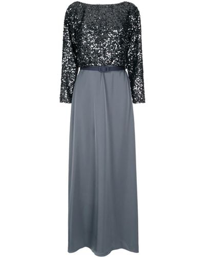 Sachin & Babi Colette Sequin-embellished Dress - Gray