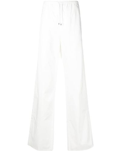 Valentino Garavani Straight-leg Drawstring Pants - White