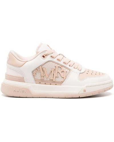 Amiri Classic Low Leather Trainers - Pink