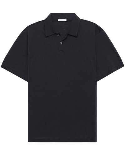John Elliott Cotton-cashmere Polo Shirt - Black