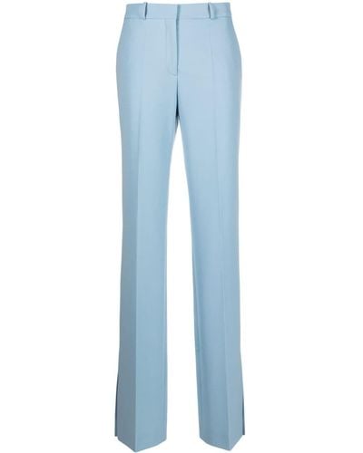 Del Core High-waisted Tailored Trousers - Blue