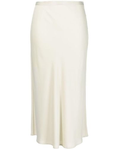 Calvin Klein ロゴ Aラインスカート - ホワイト