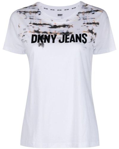 DKNY タイダイ Tシャツ - ホワイト